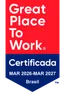 Selo Great Place to Work Brasil 2026